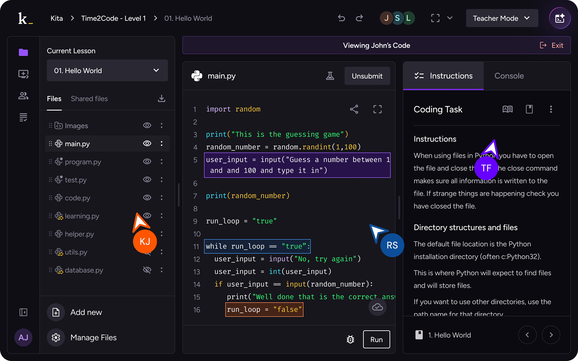Kita multiplayer integrated development environment