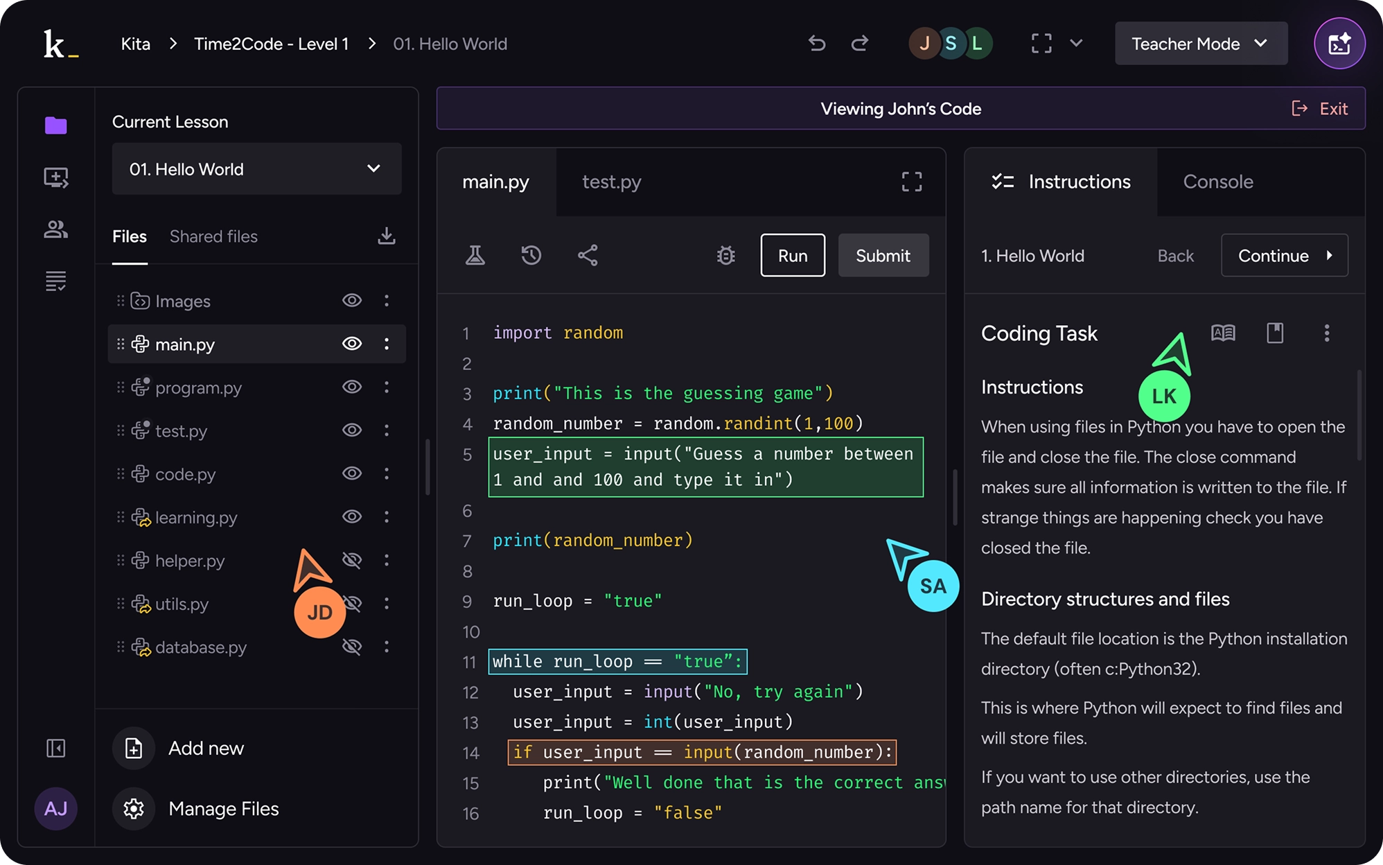 Kita multiplayer integrated development environment
